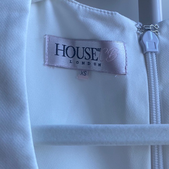 House Of CB, 'Catalin' White Jumpsuit With Long Sleeves, Size XS - Picture 7 of 13